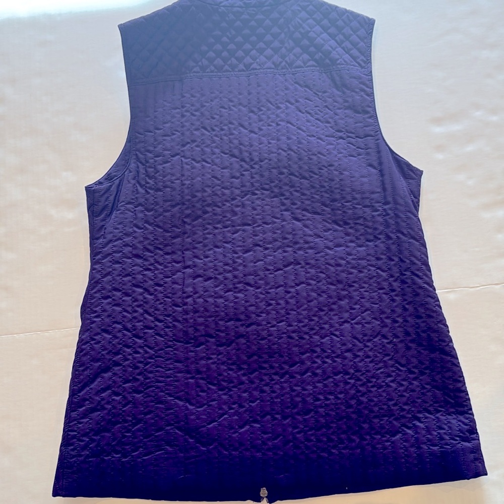Chico’s ladies Size 1 purple vest. - Picture 3 of 5